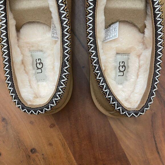 UGG Tasman Chestnut Classic Slipper Suede Flats | Men’s 12 | NEW main image 9